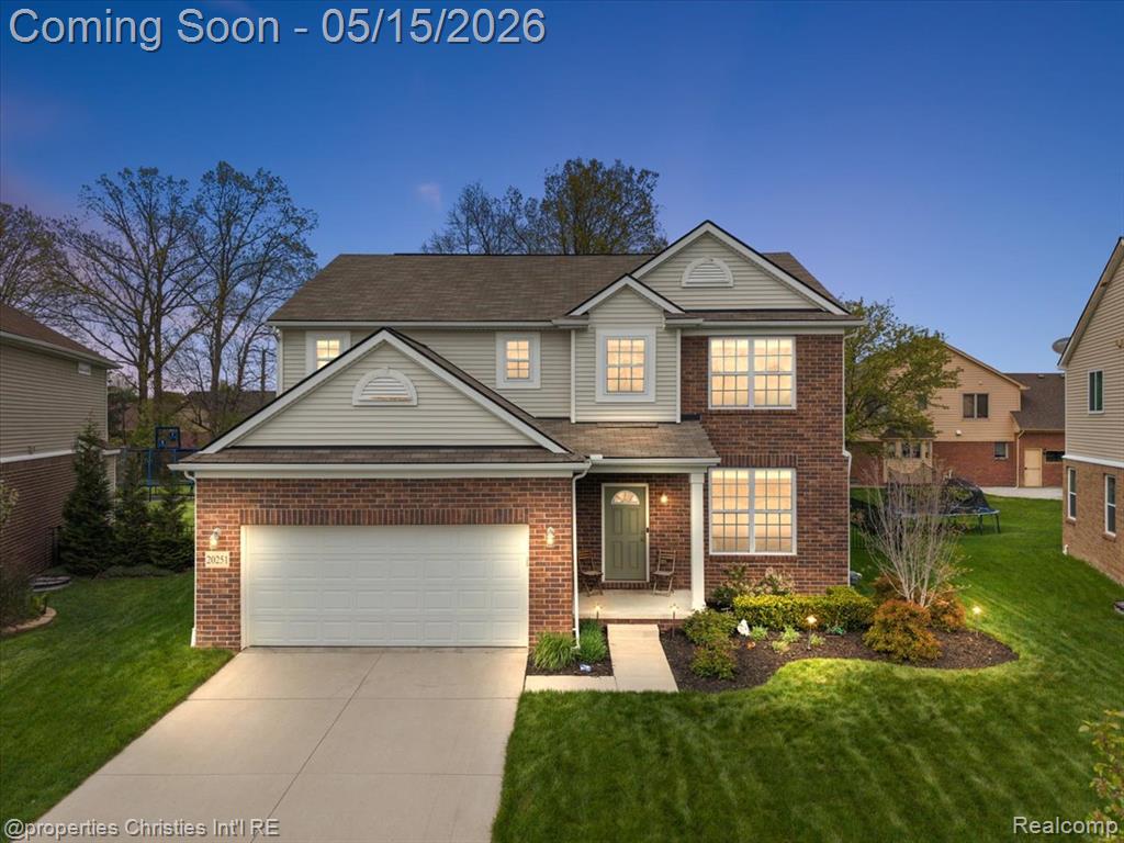 20251 Bonica Drive, Clinton Twp, MI 48038 — front exterior