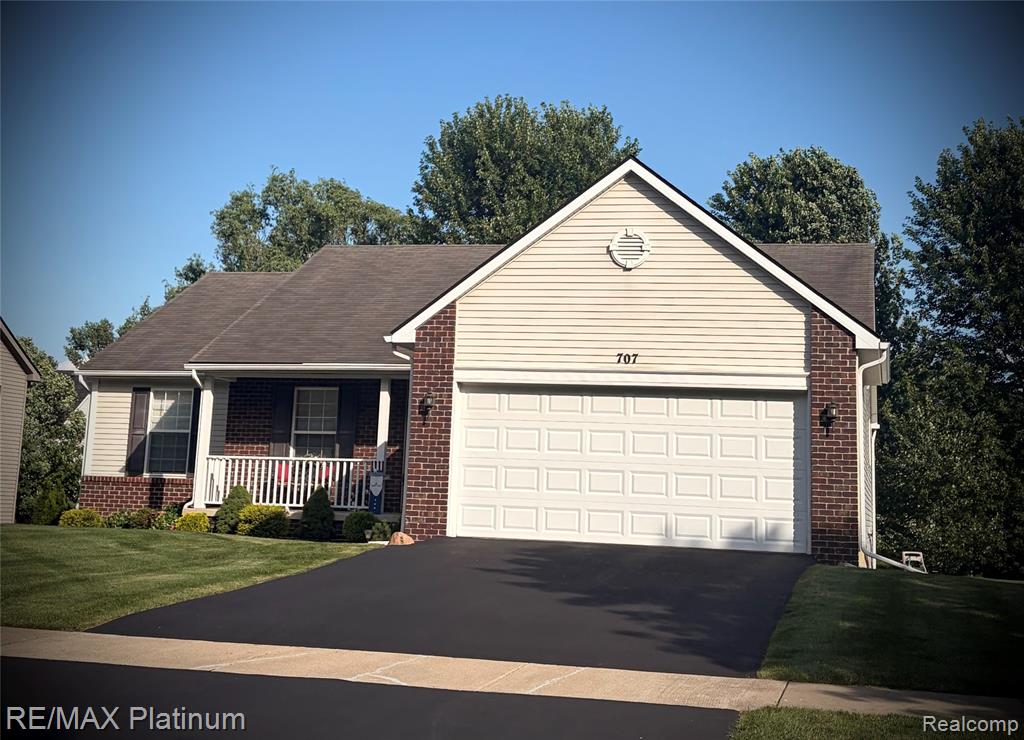 707 Glenlivet Street, Howell, MI 48843 — front exterior