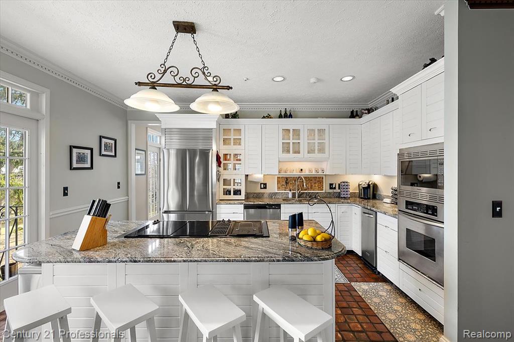 Granite Counters,SS Appliances ,Smart Fridge