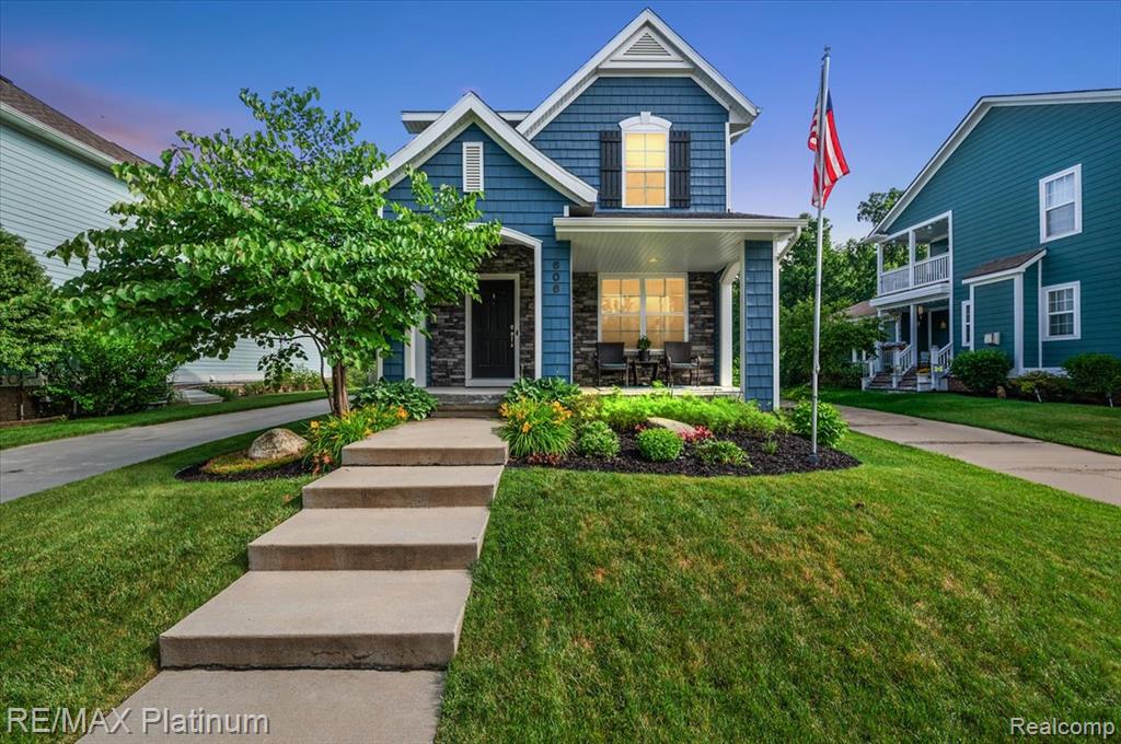 606 Kimball Street, Howell, MI 48855 — front exterior