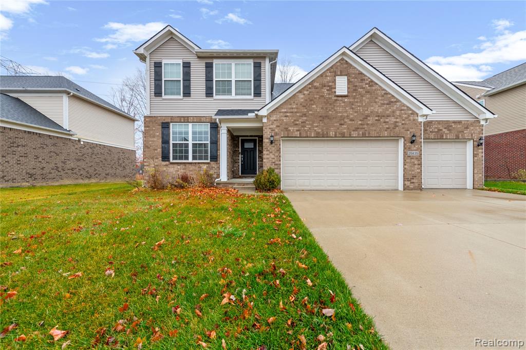 25835 Oberlin blvd, Novi, MI — front exterior