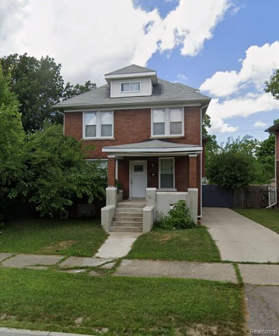 533 TROWBRIDGE Street, Detroit, MI 48202 — front exterior