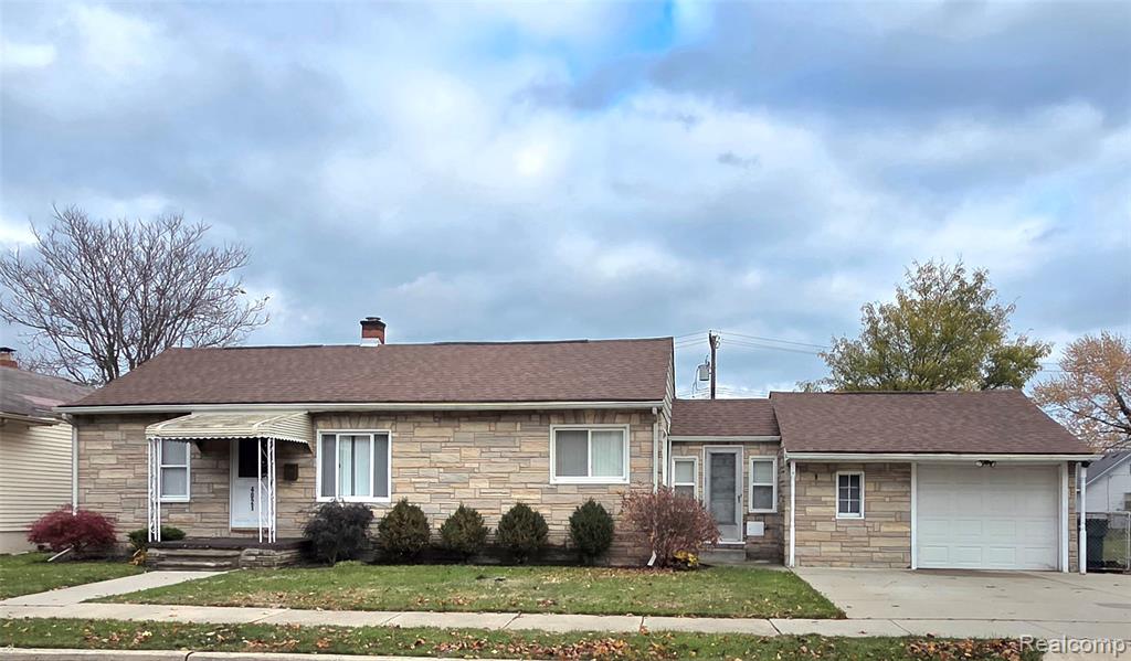 4021 Hazel Avenue, Lincoln Park, MI 48146 — front exterior