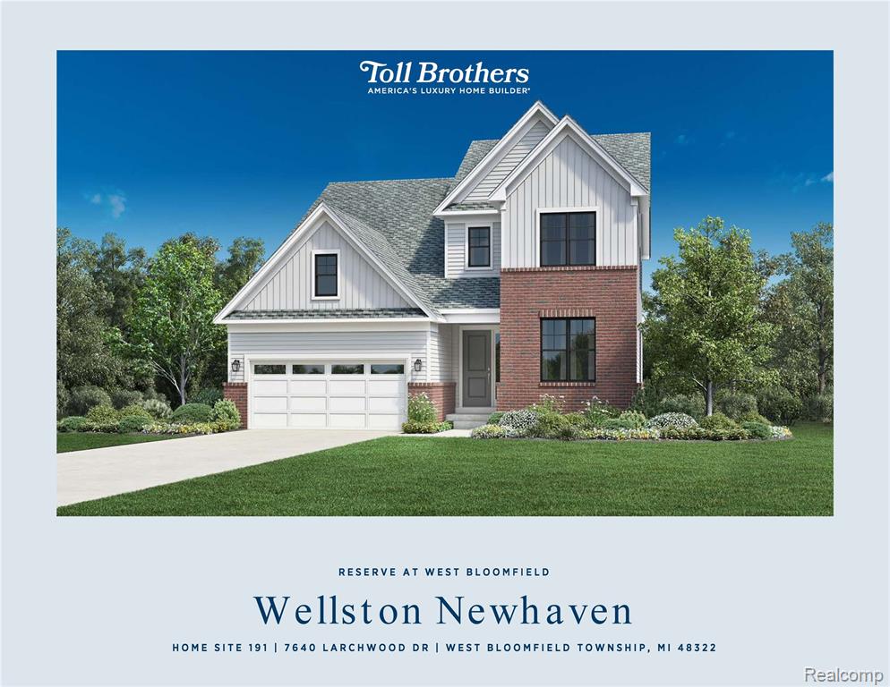 7640 Larchwood Drive, West Bloomfield, MI — front exterior