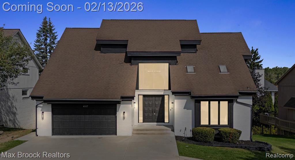 4117 Marlwood Drive, West Bloomfield, MI 48323 — front exterior