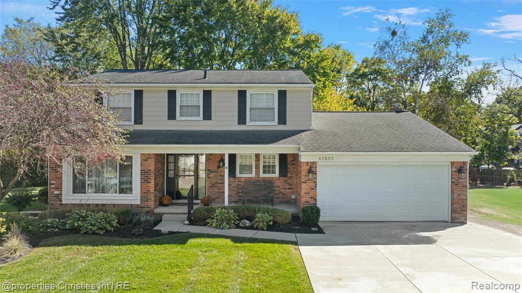 41501 Ladywood Court, Northville, MI 48168 — front exterior