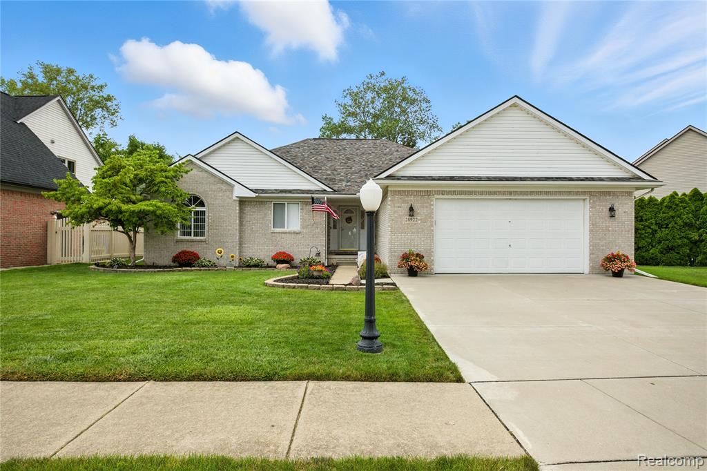28922 Sugar Island Court, Gibraltar, MI — front exterior