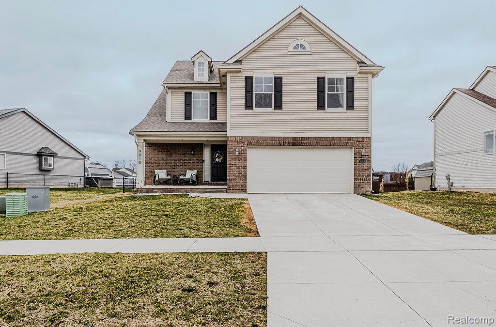9010 Birch Pointe Drive, Newport, MI 48166 — front exterior