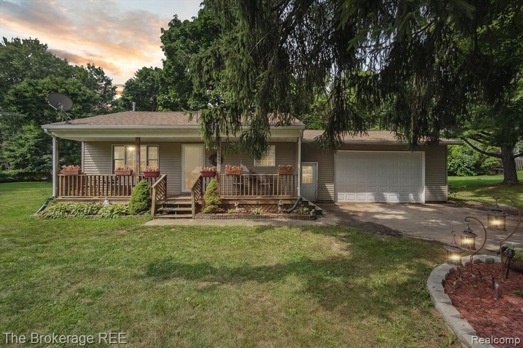 3880 PLEASANT Street, Dryden, MI 48428 — front exterior