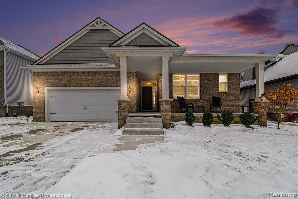 13244 Hannah Drive, Bruce, MI 48065 — front exterior
