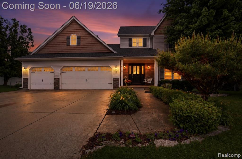 74080 Jefferson Lane, Armada, MI — front exterior