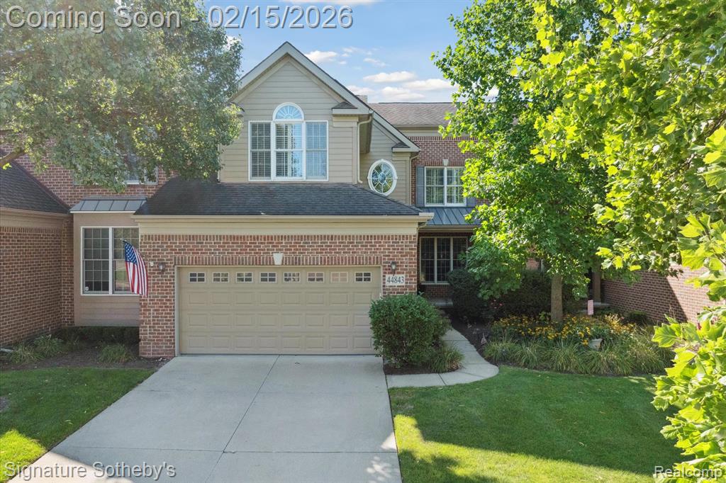 44843 Broadmoor Circle S, Northville, MI 48168 — front exterior