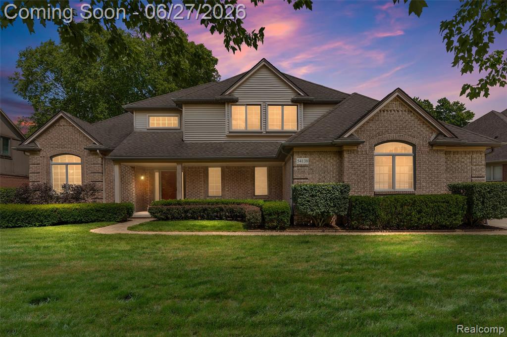 54138 Acadia Drive, Macomb, MI 48042 — front exterior