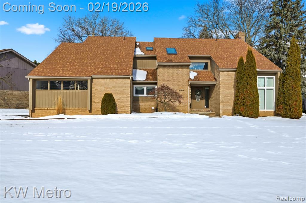 4606 Strandwyck Road, West Bloomfield, MI — front exterior