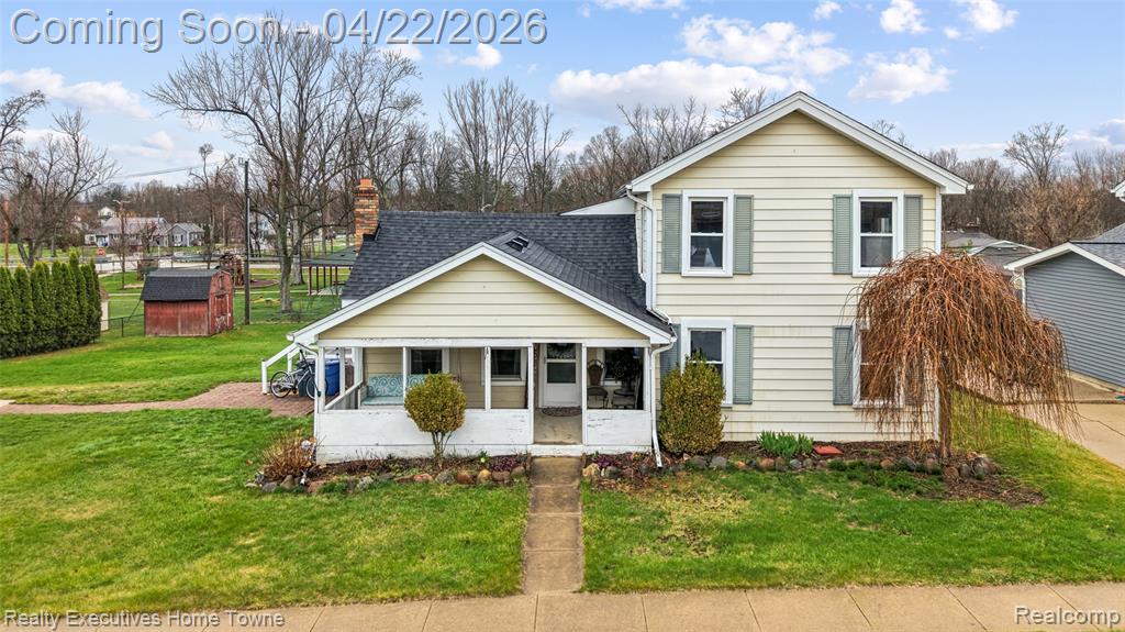 74485 Burk Street, Armada, MI — front exterior