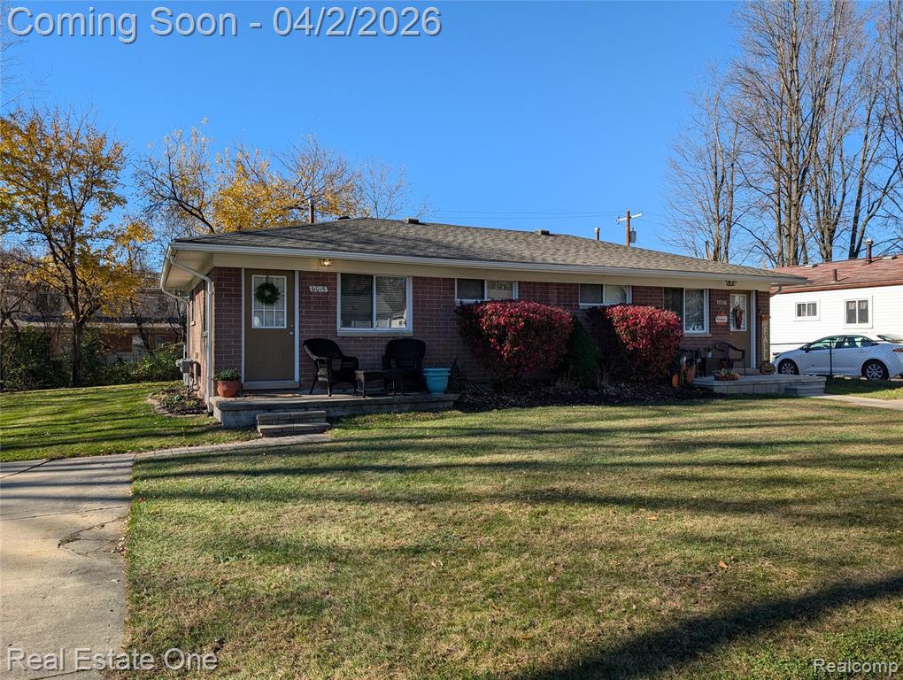 6023 N GLOBE Street, Westland, MI — front exterior