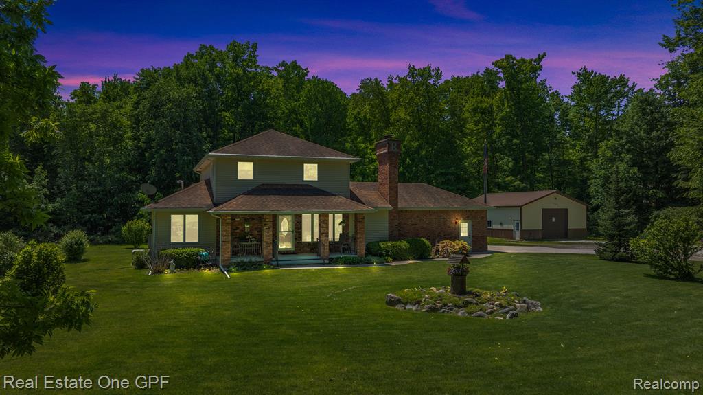 8077 AVOCA Road, Kenockee, MI 48006 — front exterior