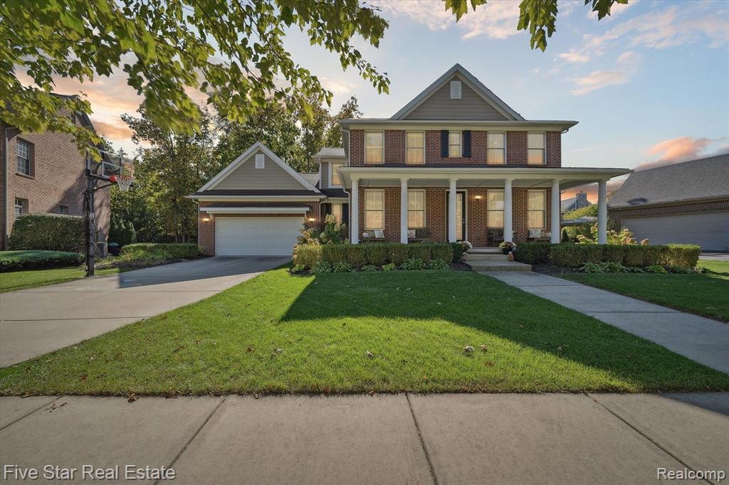49529 TAFT Lane, Canton, MI 48188 — front exterior