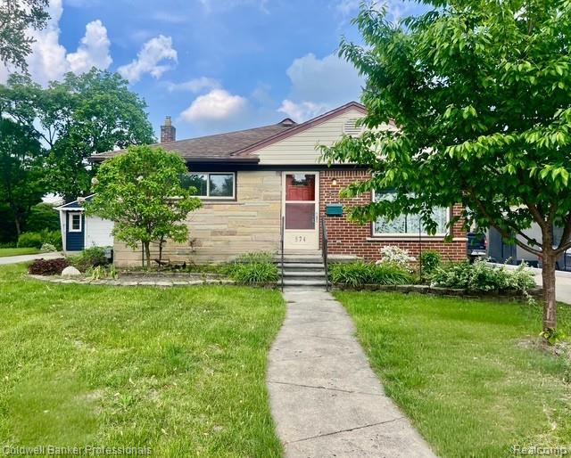 574 Auburn Street, Plymouth, MI 48170 — front exterior