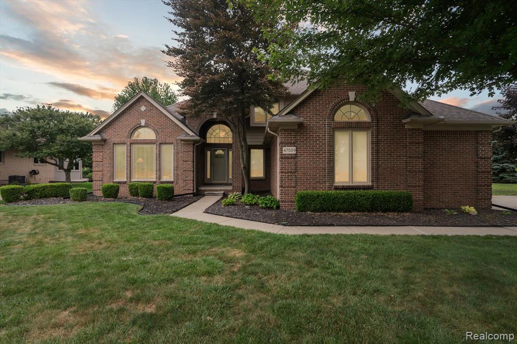47509 Brockmor Drive, Shelby Twp, MI 48315 — front exterior