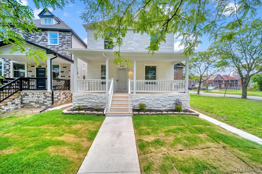 408 Mount Vernon Street, Detroit, MI 48202 — front exterior