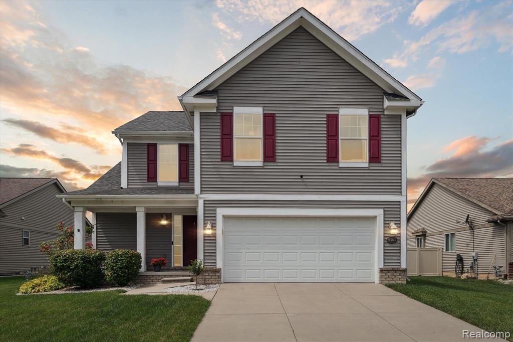 9363 Olde Hickory Lane, Berlin, MI 48166 — front exterior
