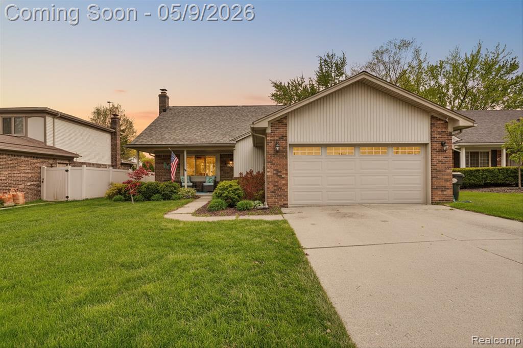 16621 Gatehouse Drive, Woodhaven, MI 48183 — front exterior