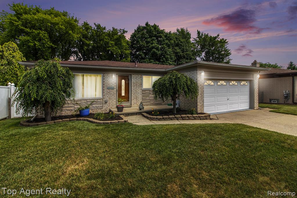 43954 McLean Drive, Sterling Heights, MI 48313 — front exterior