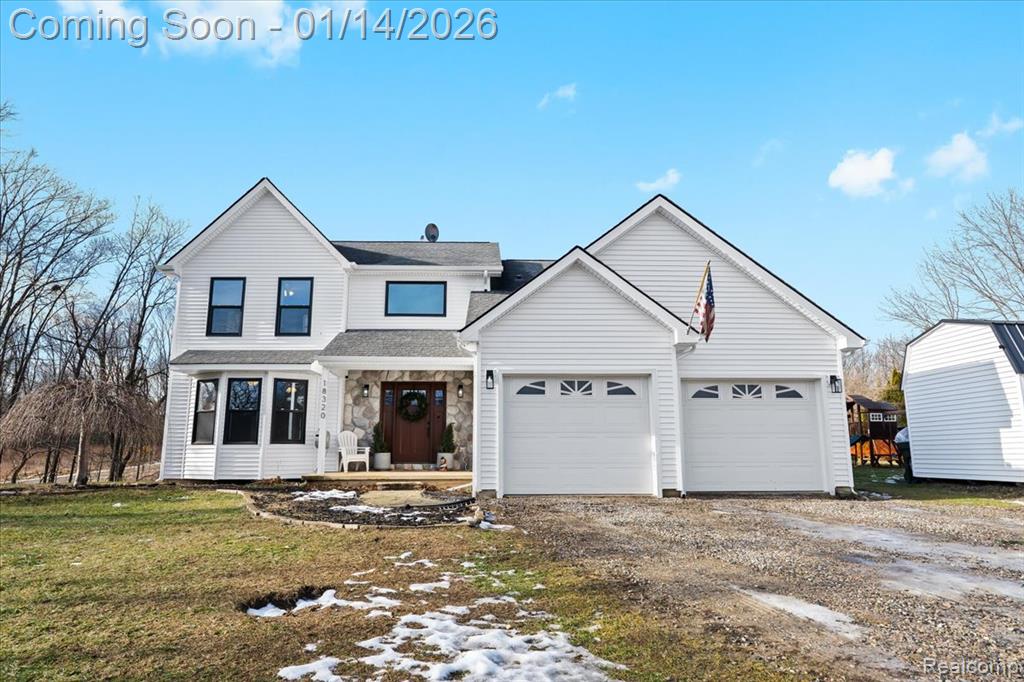 18320 Walnut Lane, Gregory, MI 48137 — front exterior