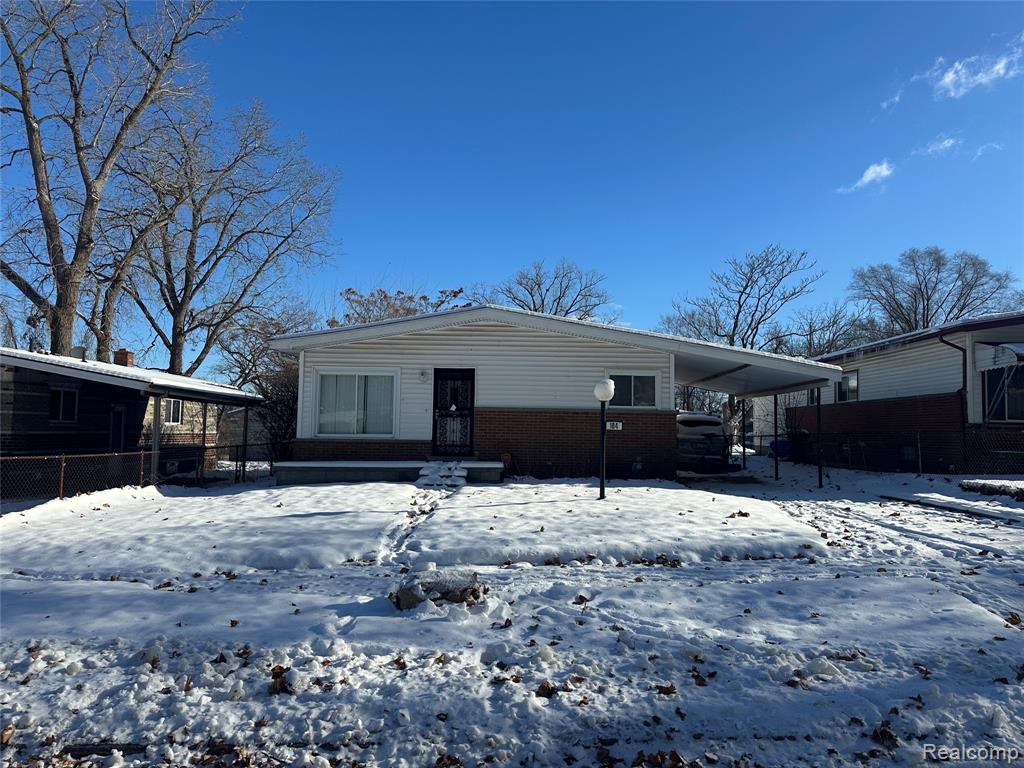 184 N Astor Street, Pontiac, MI 48342 — front exterior