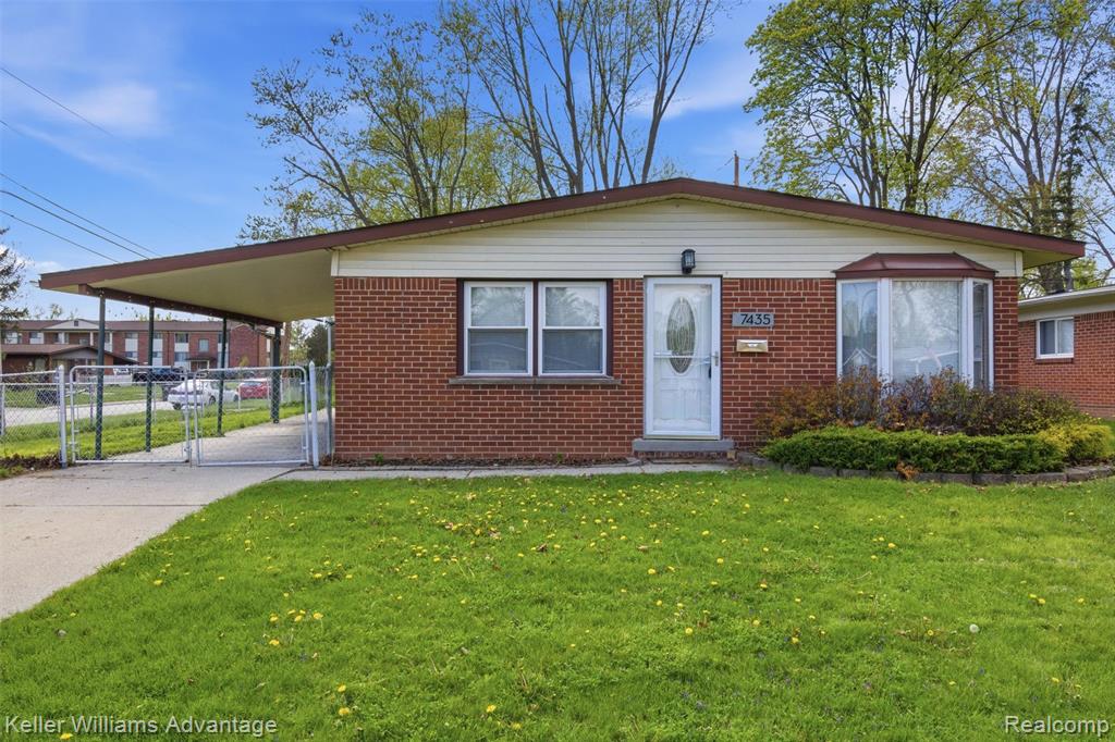 7435 Lathers Street, Westland, MI — front exterior