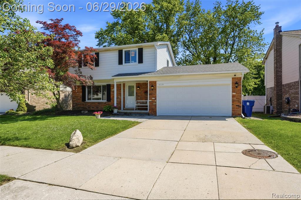 45179 Rudgate Road, Canton, MI 48188 — front exterior