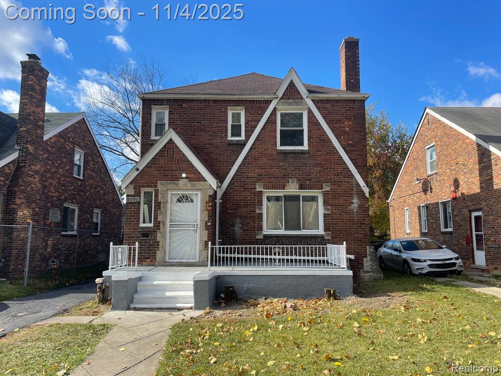 9591 Mark Twain Street, Detroit, MI 48227 — front exterior