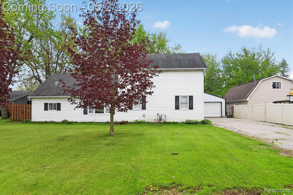 4034 E Newport Road, Newport, MI 48166 — front exterior
