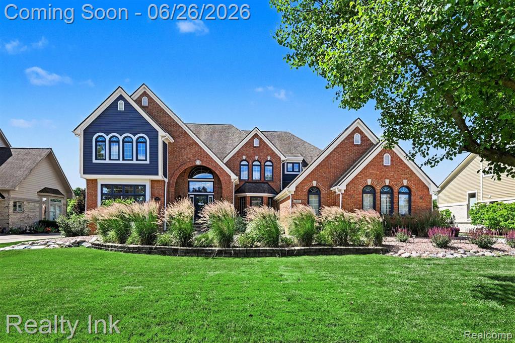 49195 Fox Drive S, Plymouth, MI 48170 — front exterior
