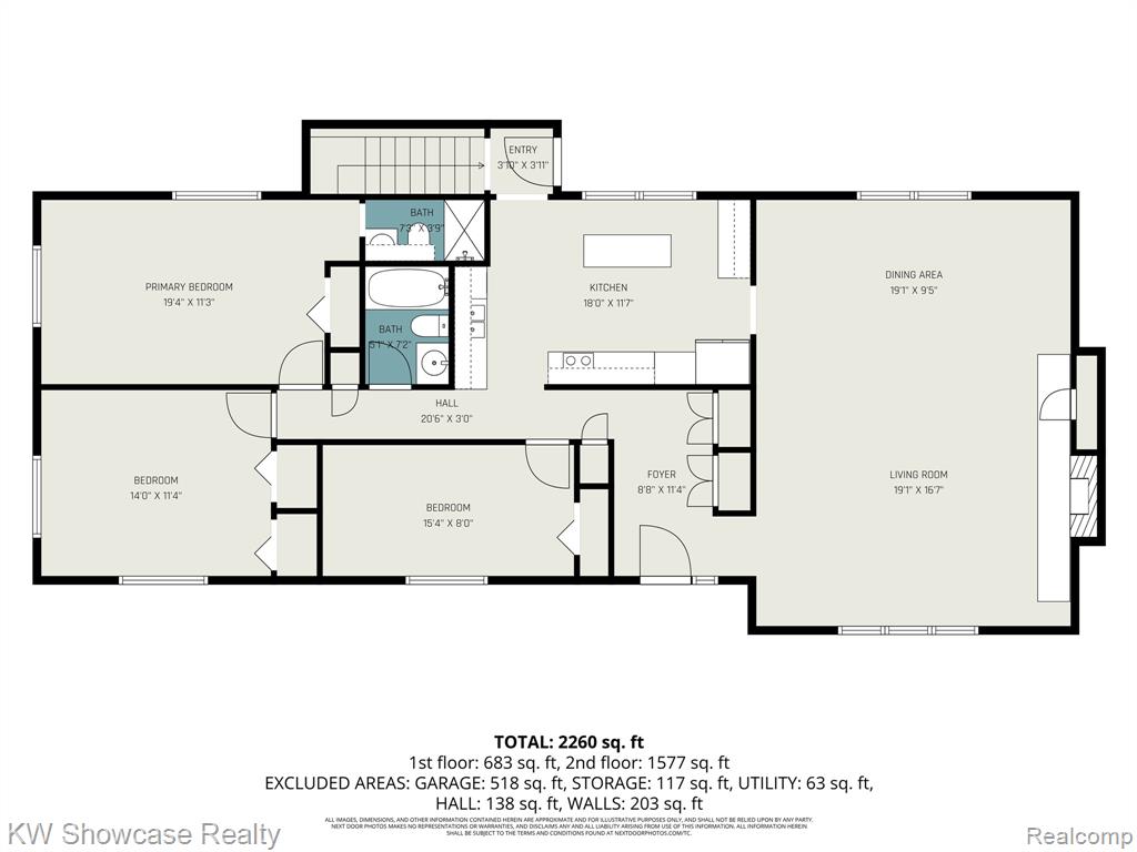 View of home floor plan