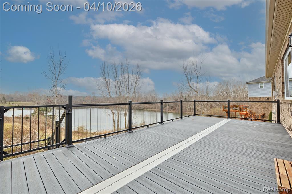 View of deck
