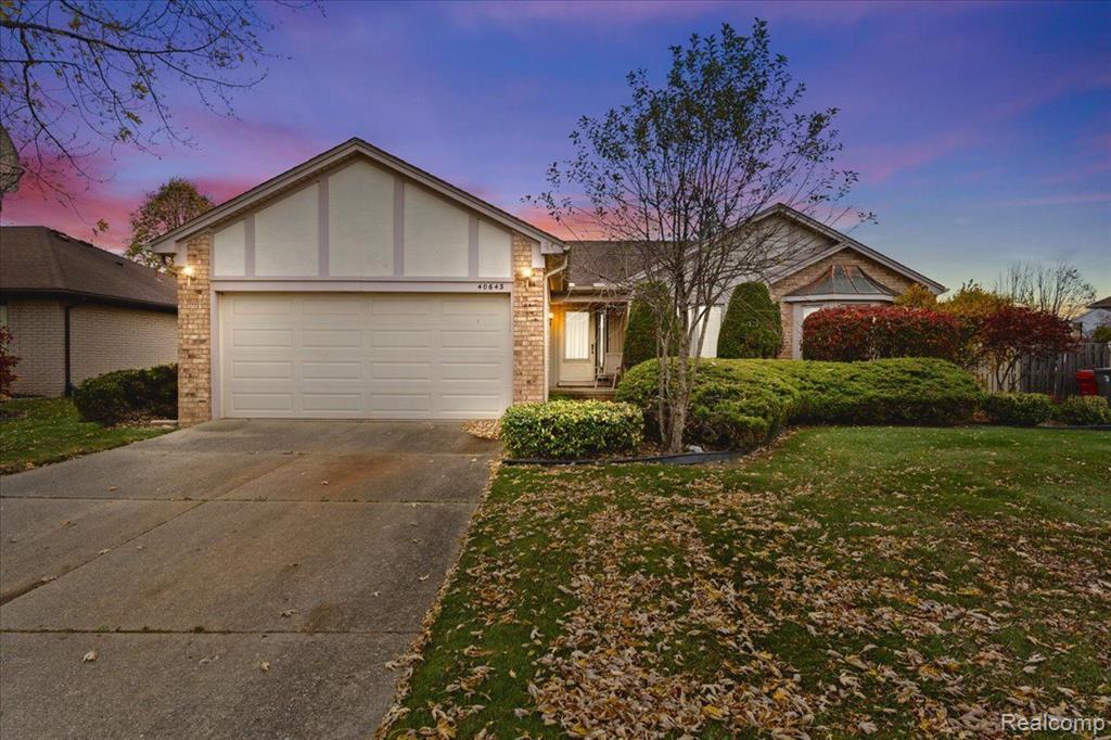 40643 WOODSIDE Drive, Clinton Twp, MI 48038 — front exterior