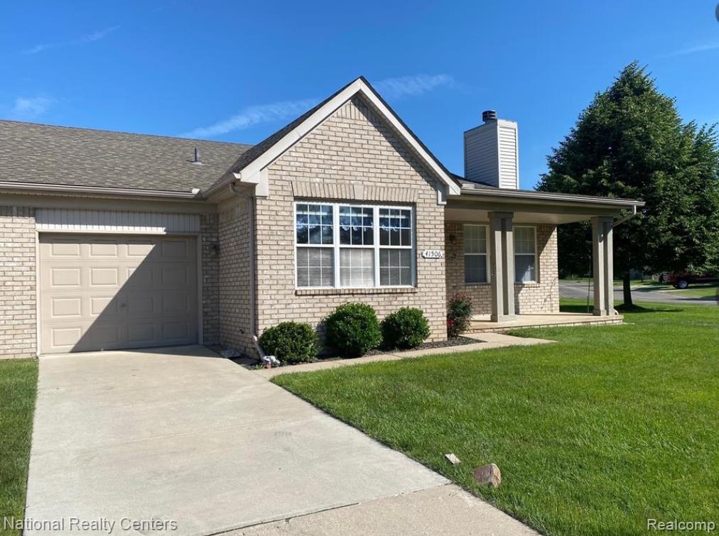 41506 GREENSPIRE Drive, Clinton Twp, MI 48038 — front exterior