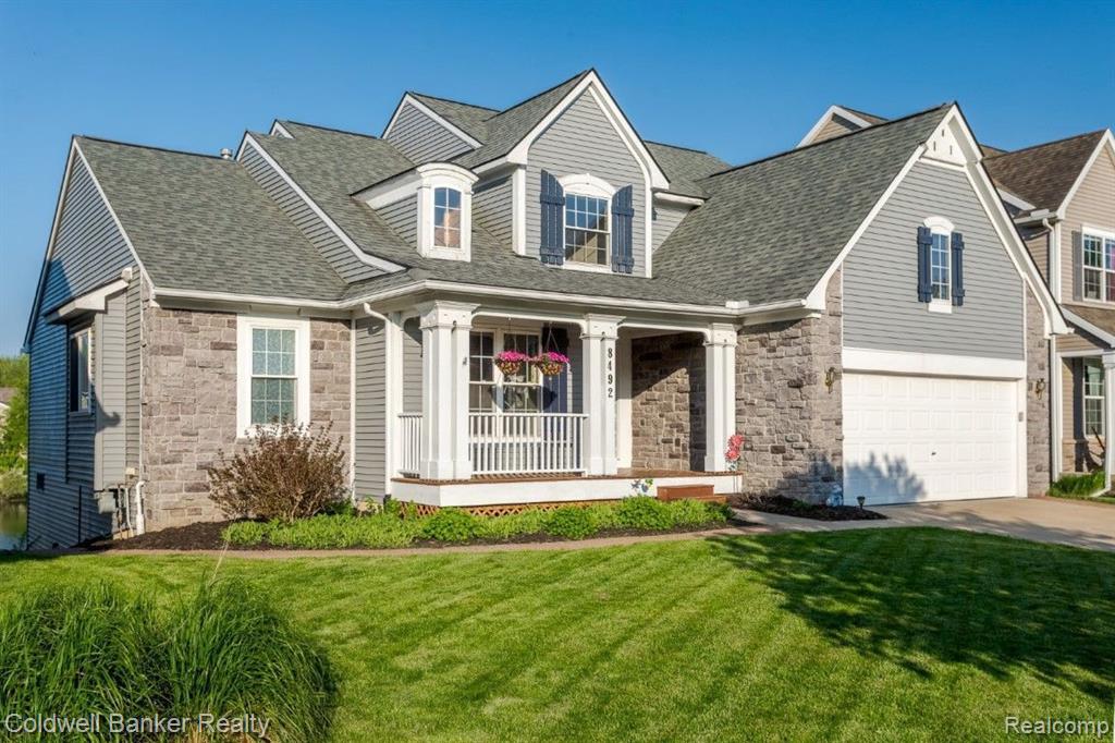 8492 Parkridge Drive, Dexter, MI 48130 — front exterior