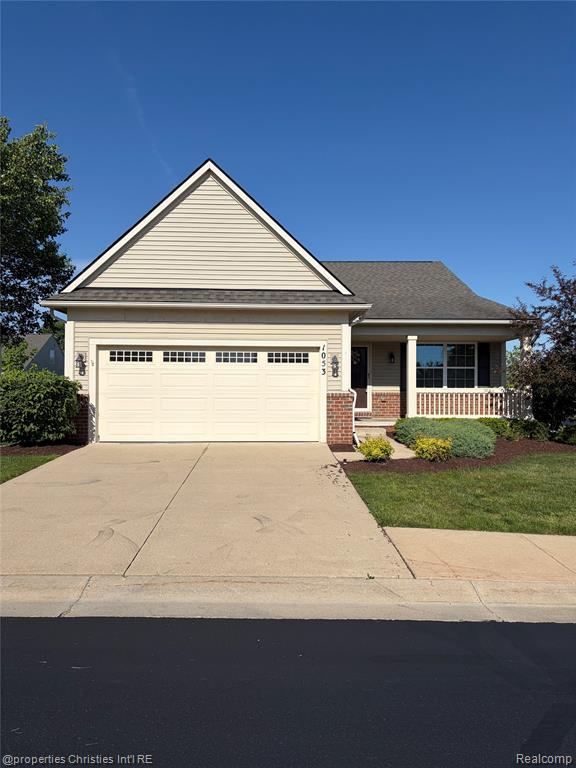 1053 Paddock Drive, South Lyon, MI 48178 — front exterior