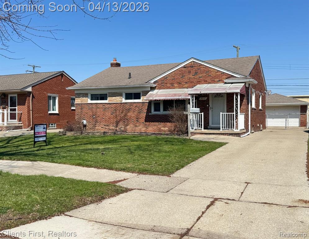 18047 Holland Avenue, Eastpointe, MI 48021 — front exterior