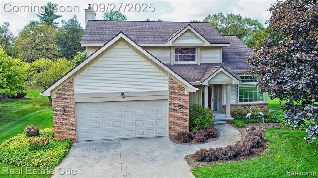 90 Crescent Hill Drive, Ortonville, MI 48462 — front exterior