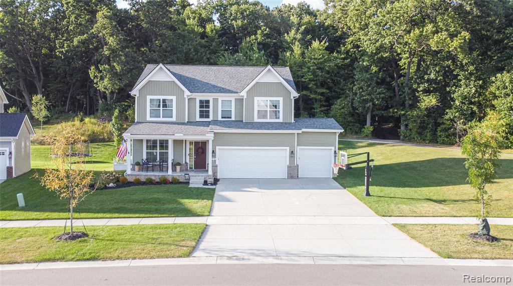 8179 Birchfield Drive, Brighton, MI 48116 — front exterior