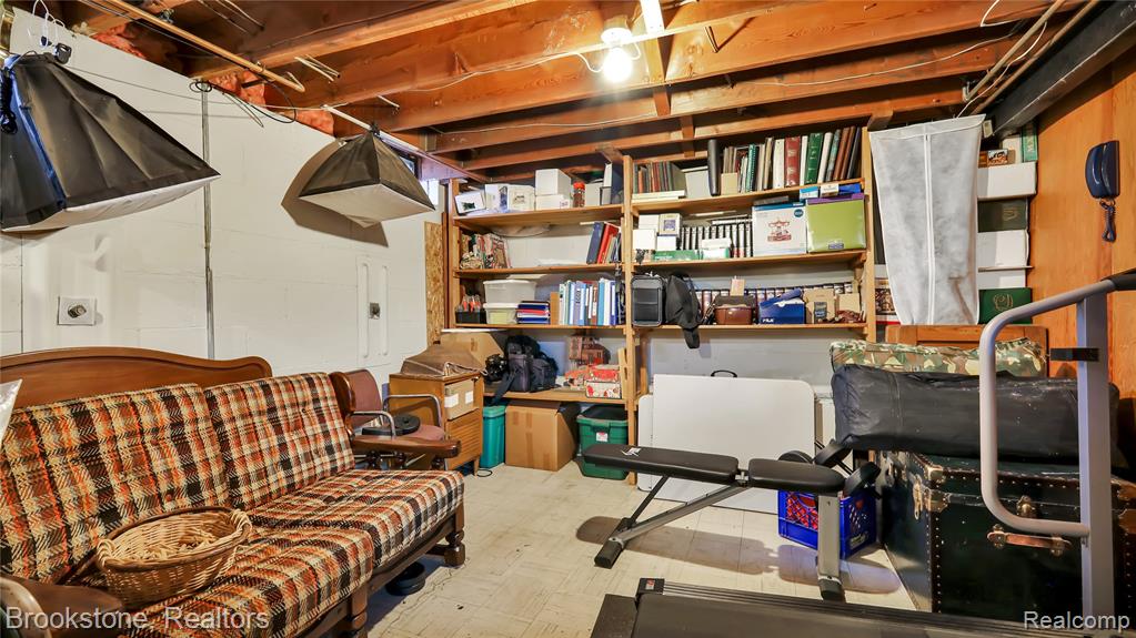 View of storage room