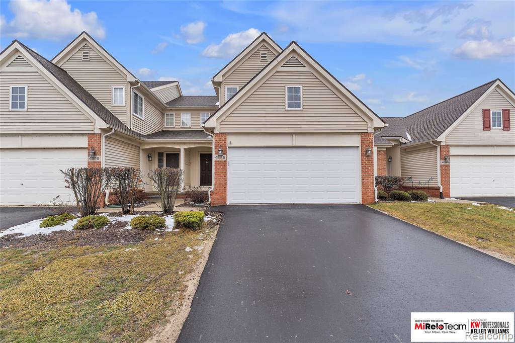 4516 Willow View Court, Howell, MI 48843 — front exterior