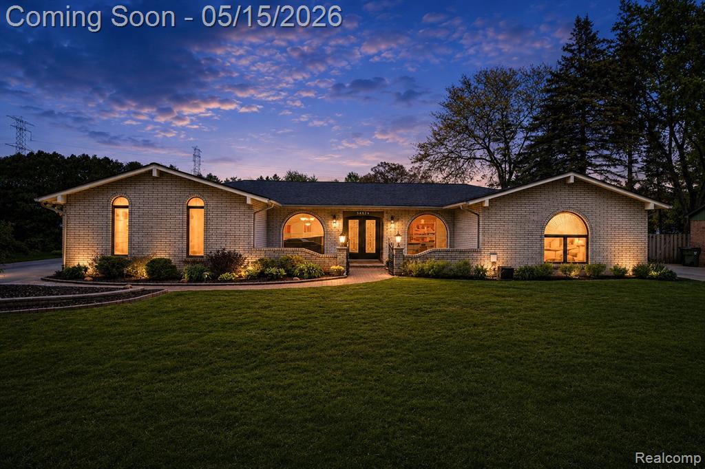 54524 Pocahontas Drive, Shelby Twp, MI 48315 — front exterior