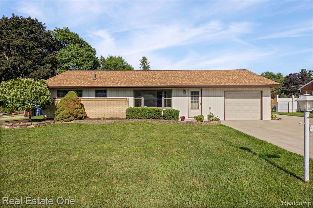48374 Cardinal Street, Shelby Twp, MI 48317 — front exterior