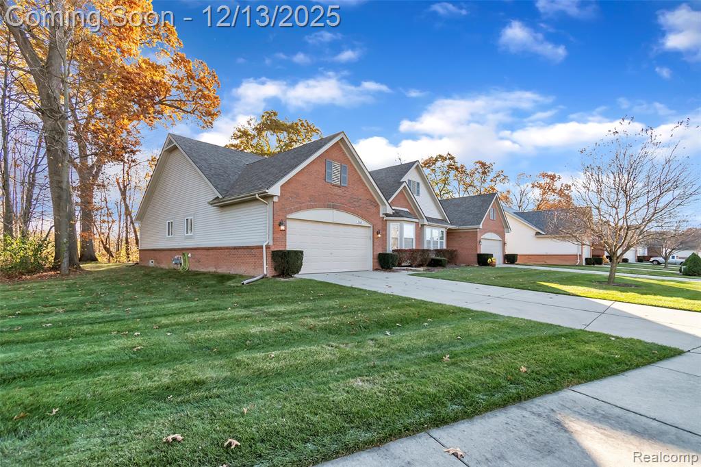 23605 N Park Drive, New Boston, MI 48164 — front exterior