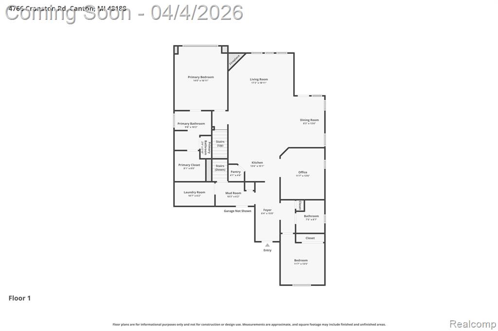 4766 Cranston Road, Canton, MI, 48188